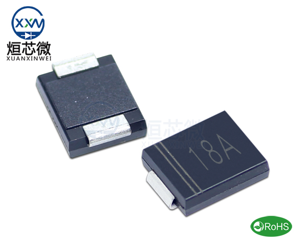 1.5SMC18A參數(shù),TVS二極管1.5SMC18A瞬態(tài)抑制二極管