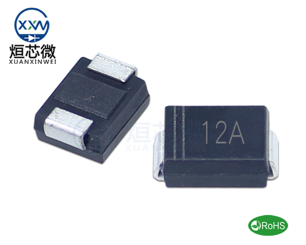 P6SMB12A參數(shù),TVS二極管P6SMB12A瞬態(tài)(變)抑制二極管