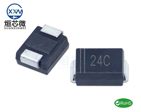 P6SMB24CA參數(shù),TVS二極管P6SMB24CA瞬態(tài)(變)抑制二極管